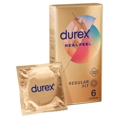 Durex Real Feel – Latex-Free Condoms (6 pcs)